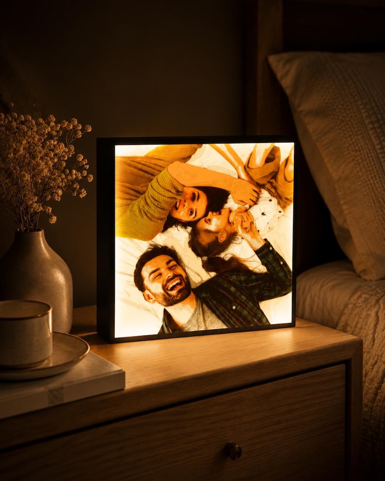 Personalized Photo Glow Light Box