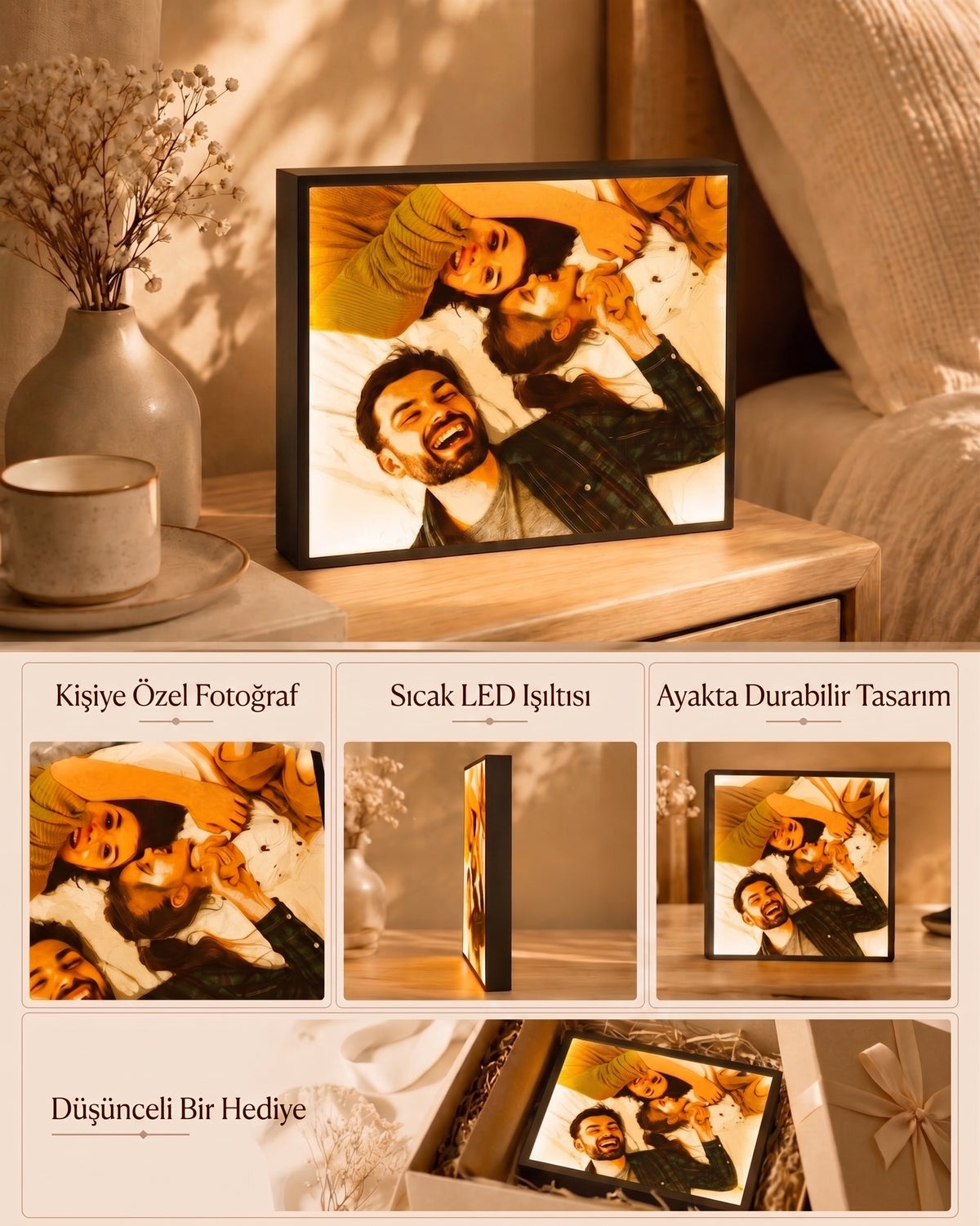 Personalized Photo Glow Light Box